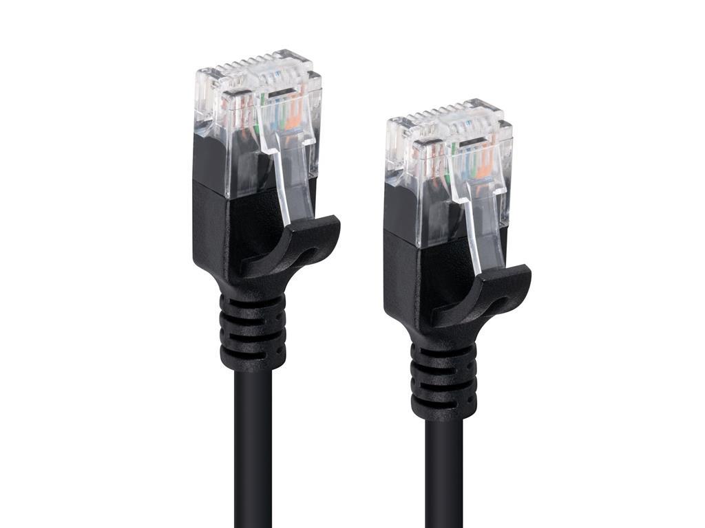 MicroConnect Kabel U/UTP CAT6A tanek 5M Črn
