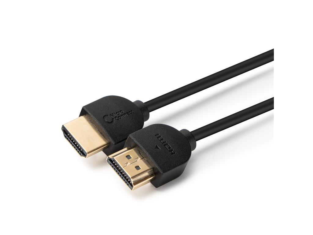 MicroConnect 4K HDMI tanki kabel 3m