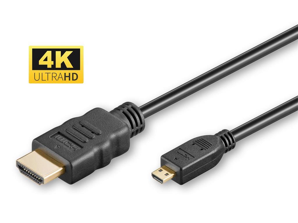  Kabel HDMI na HDMI Micro D 2.0