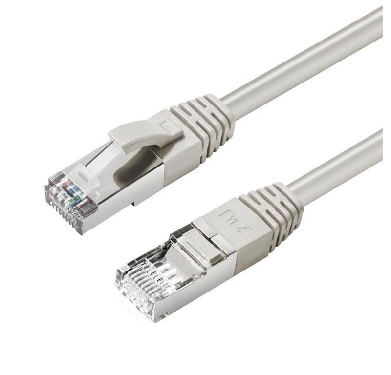 MicroConnect CAT6A S/FTP kabel 7.5m sivi LSZH