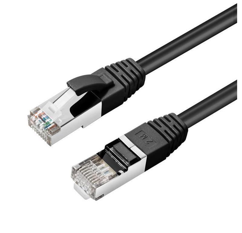 MicroConnect CAT6A S/FTP 2m crni LSZH