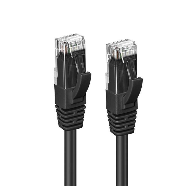 MicroConnect CAT6A UTP kabel 15m crni LSZH
