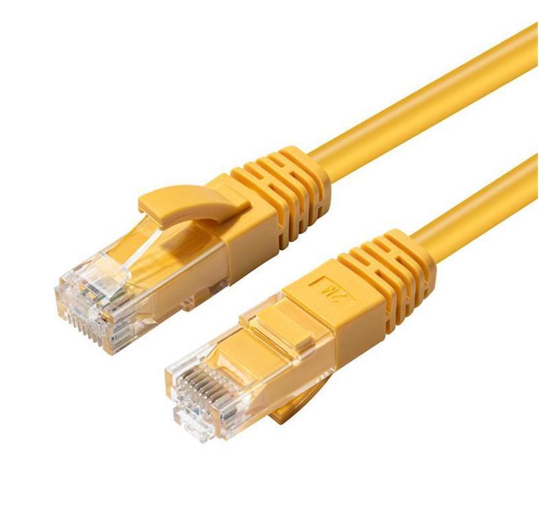 MicroConnect CAT6A UTP mrežni kabel 10m, žuti