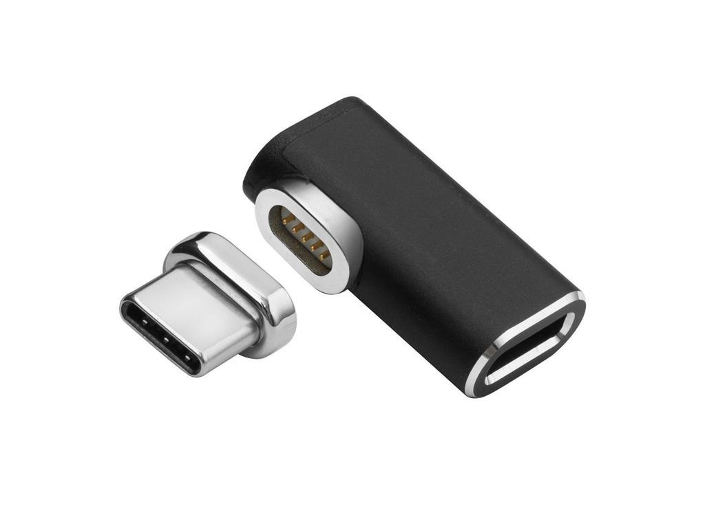 MicroConnect Magnetski USB-C adapter 90°