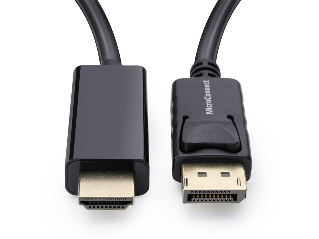 MicroConnect Kabel DisplayPort 1.2 na HDMI