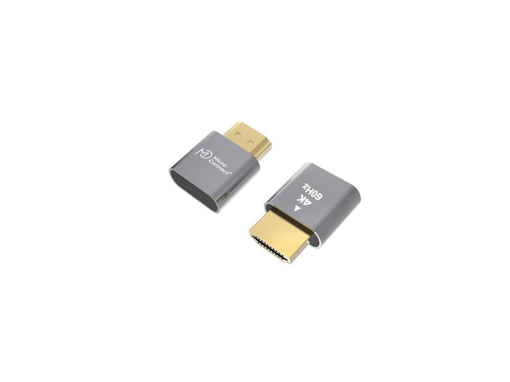 MicroConnect 4K HDMI Dummy, sivi