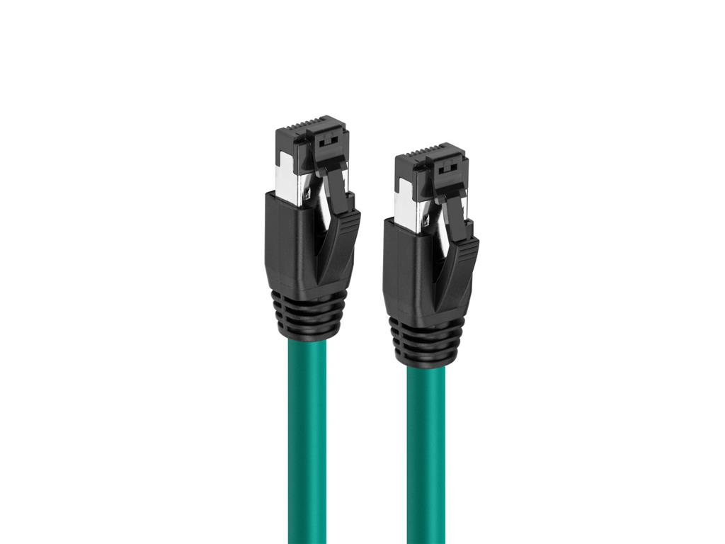 MicroConnect Kabel CAT8.1 S/FTP 5m Zelen