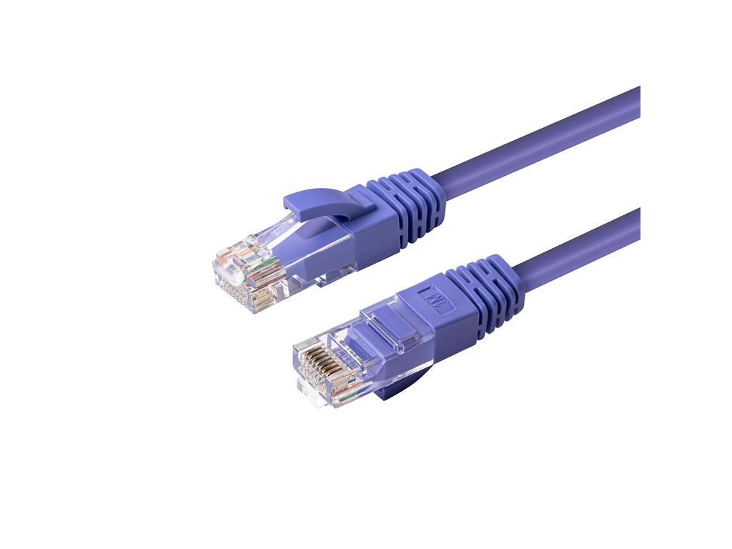 MicroConnect CAT6A UTP 15m Purple LSZH