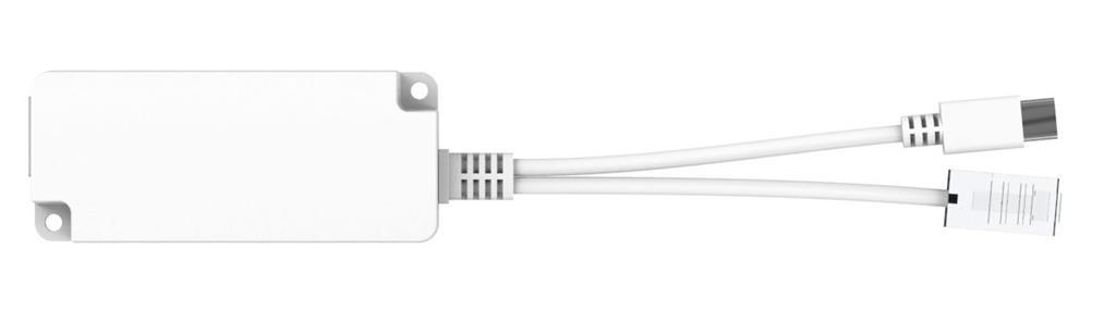 MicroConnect 10/100 Mbps PoE razdjelnik USB-C na RJ45