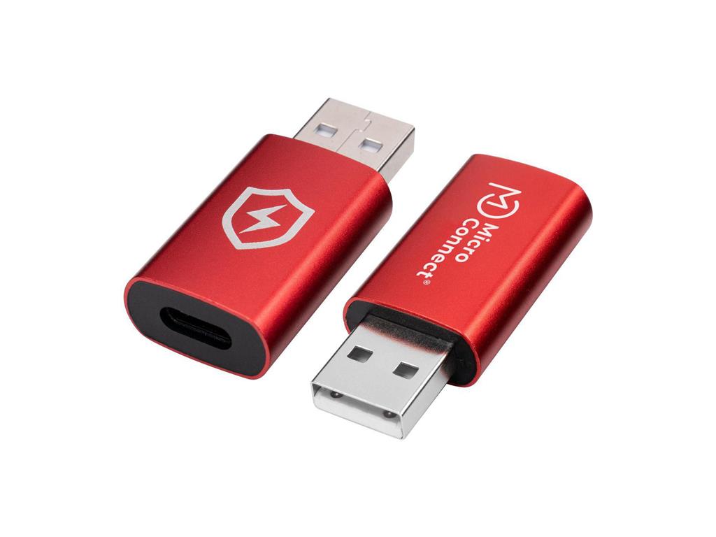 MicroConnect Varno polnjenje adapter USB A-C