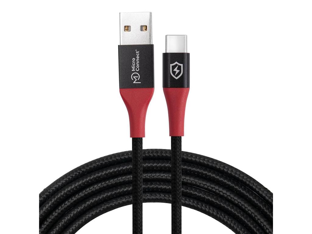 MicroConnect USB-A na USB-C kabel za sigurno punjenje