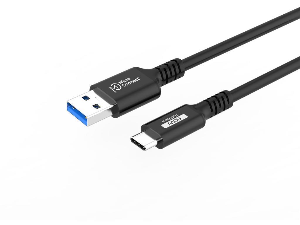 MicroConnect Premium kabel USB C-A 3.2 Gen2 2m
