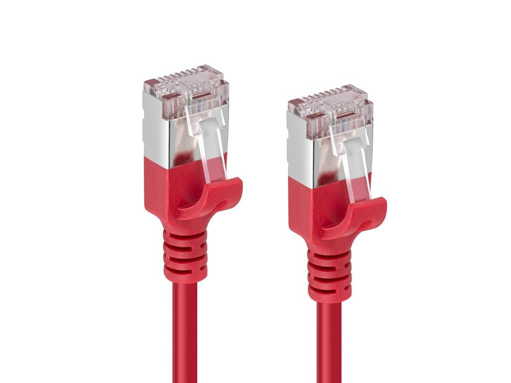 MicroConnect Kabel CAT6A U-FTP LSZH, 7.5m, Rdeč