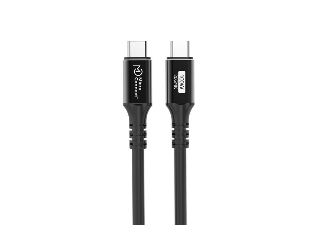 MicroConnect Premium kabel USB C-C 3.2 Gen2x2, 0,5m