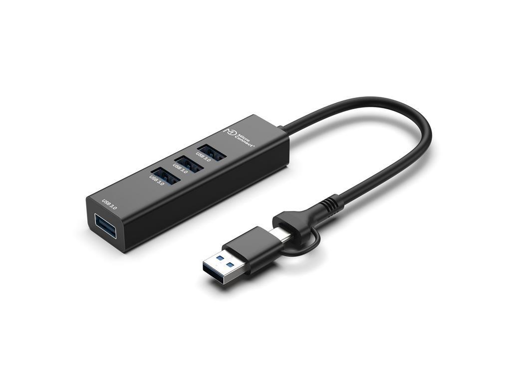 MicroConnect Premium USB 3.0 hub s 4 priključka i