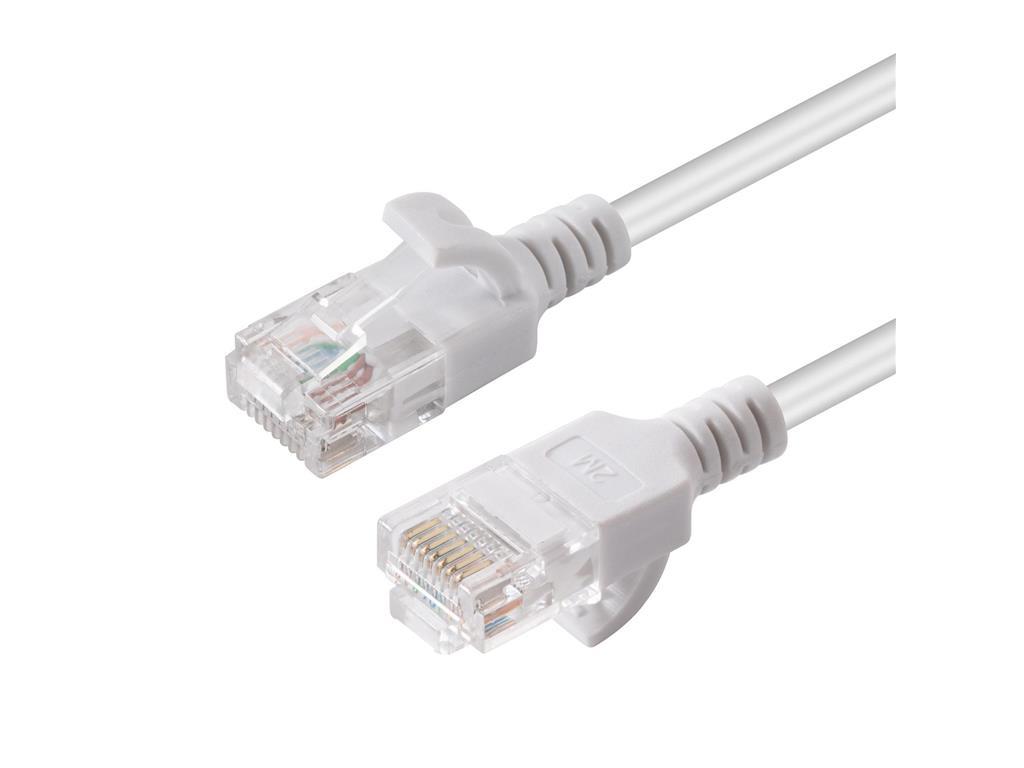MicroConnect U/UTP CAT6A tanki 0.15M bijeli