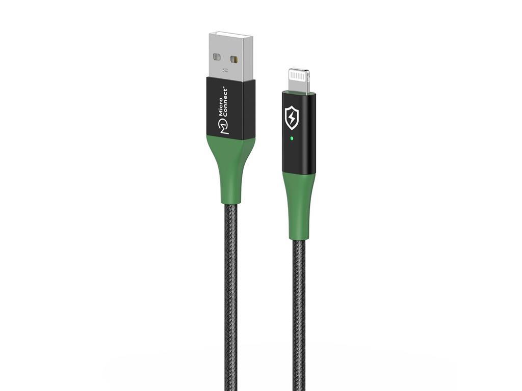 MicroConnect Pametno polnjenje kabel USB A-Light., 2m