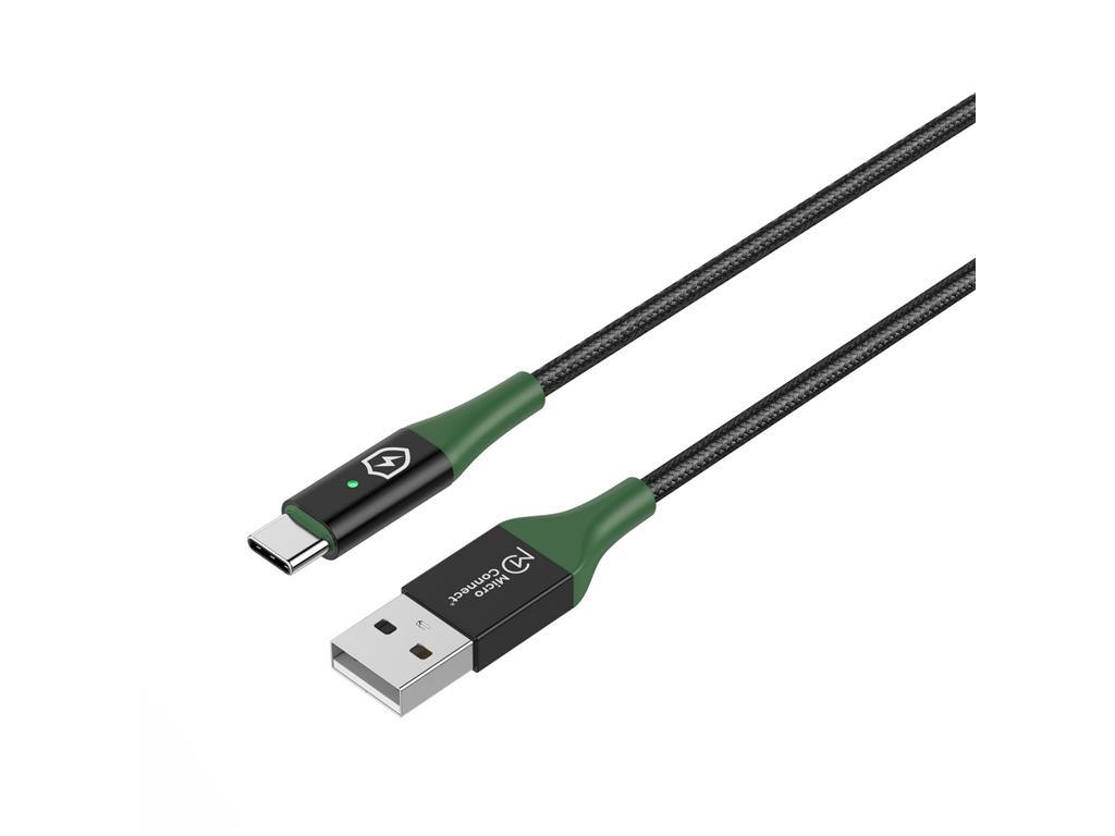 MicroConnect Pametno punjenje kabel USB A-C, 1m