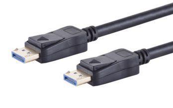 MicroConnect 8K DisplayPort 2.0 Kabel 1m Črn