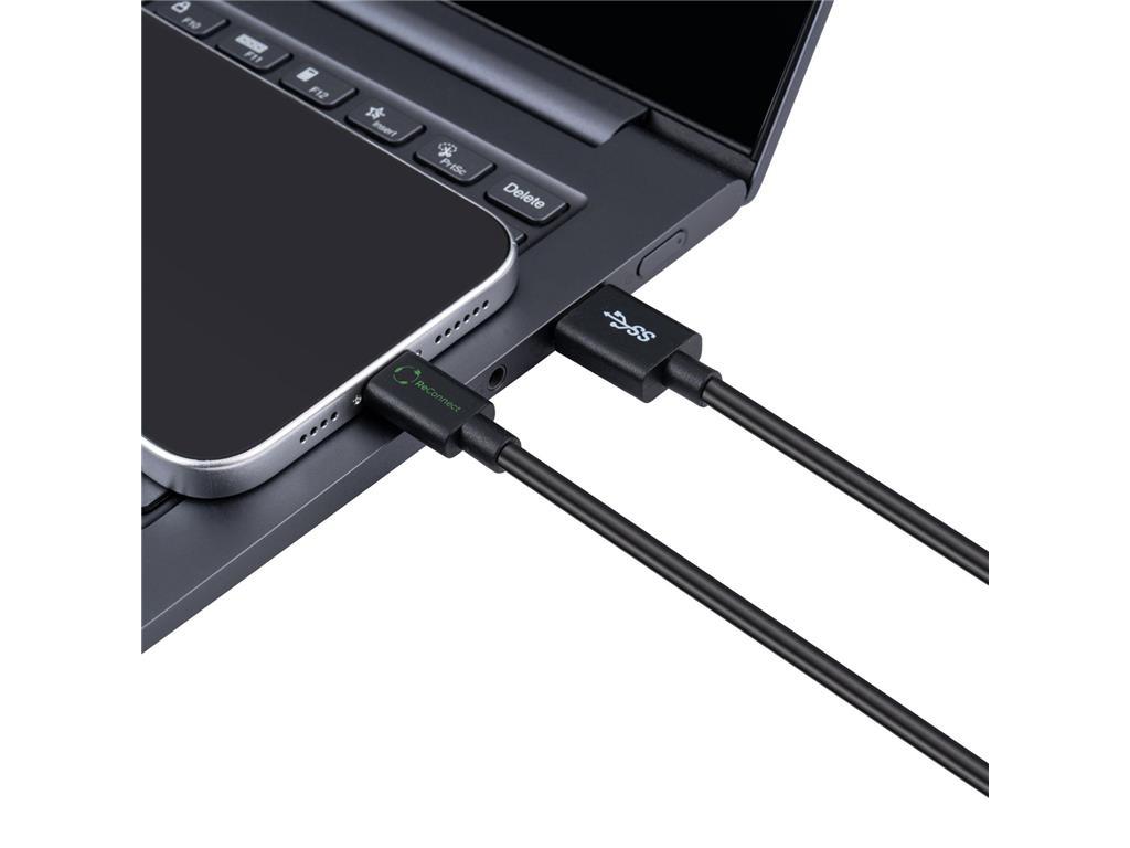 MicroConnect ReConnect USB C-A 3.2 Gen 1 kabel, 1m