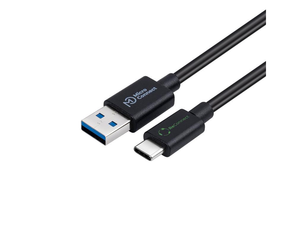 MicroConnect ReConnect USB C-A 3.2 Gen 1 kabel, 0.25m