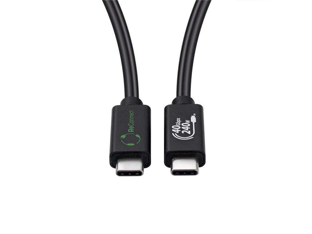 MicroConnect ReConnect USB C-C USB4 kabel 0.5m