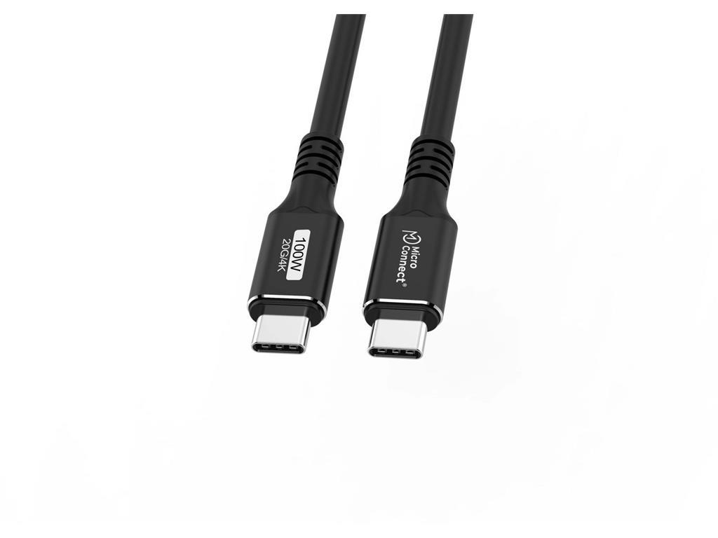 MicroConnect Premium kabel USB C-C 3.2 Gen2x2, 0,25m