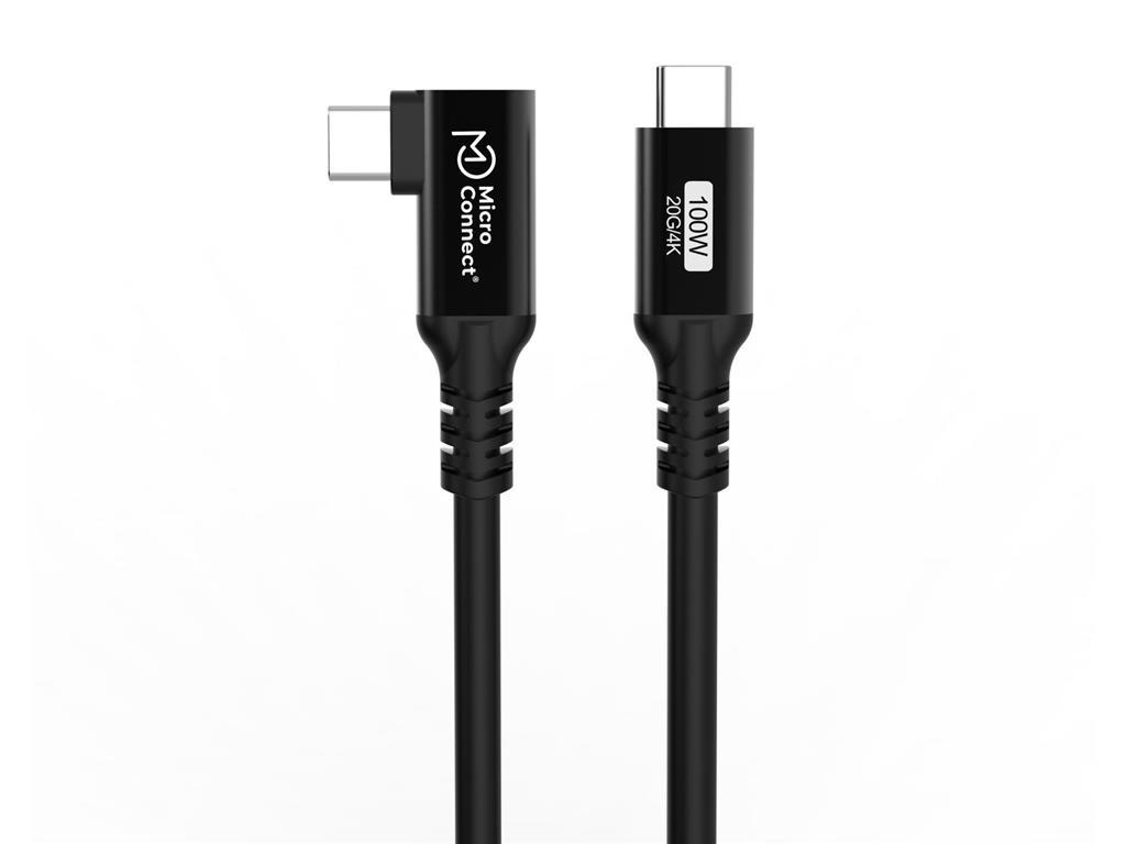 MicroConnect Premium USB-C kabel 0.25m 20Gbps, 100W,
