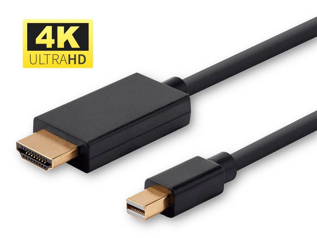 MicroConnect Kabel 4K Mini Displayport - HDMI 5m