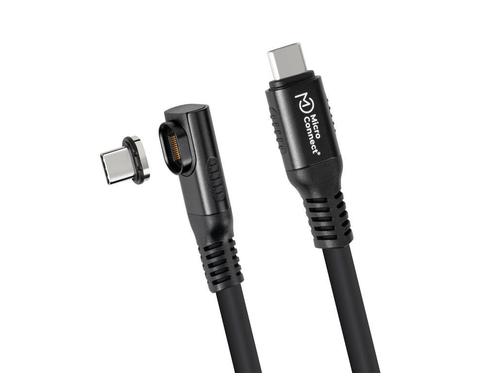 MicroConnect Premium magnetni kabel USB C-C, 0,5 m