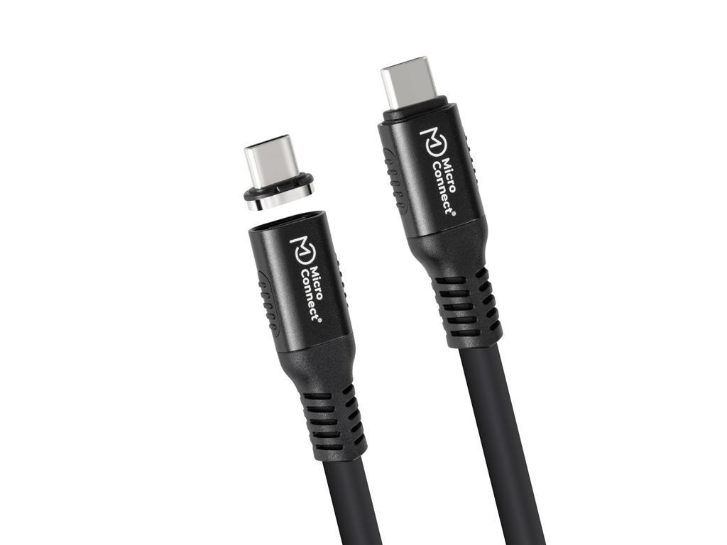 MicroConnect Premium magnetni kabel USB C-C, 1m