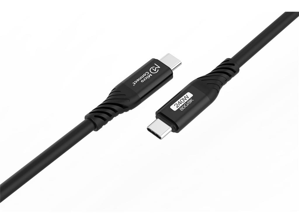 MicroConnect Premium kabel USB C-C USB4 Gen4x2, 0,5m