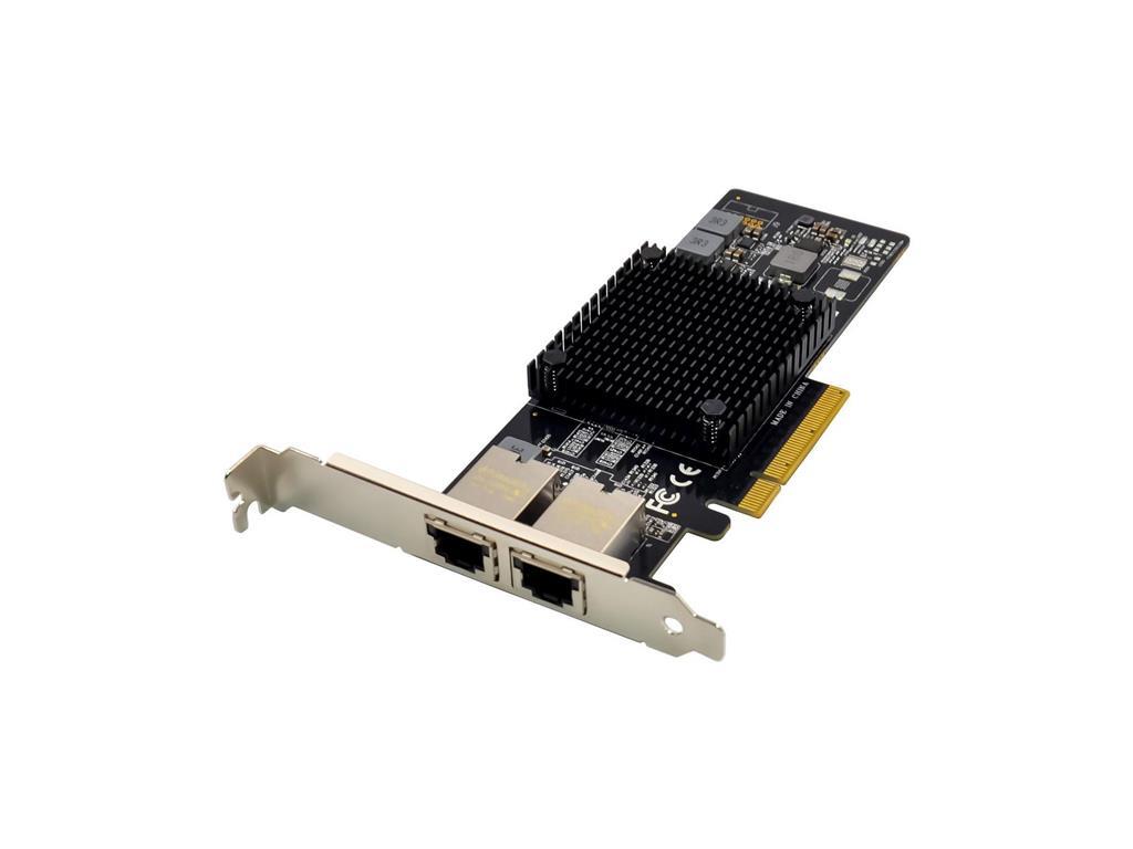 MicroConnect PCIe x8 Dual RJ45 10 GbE X550