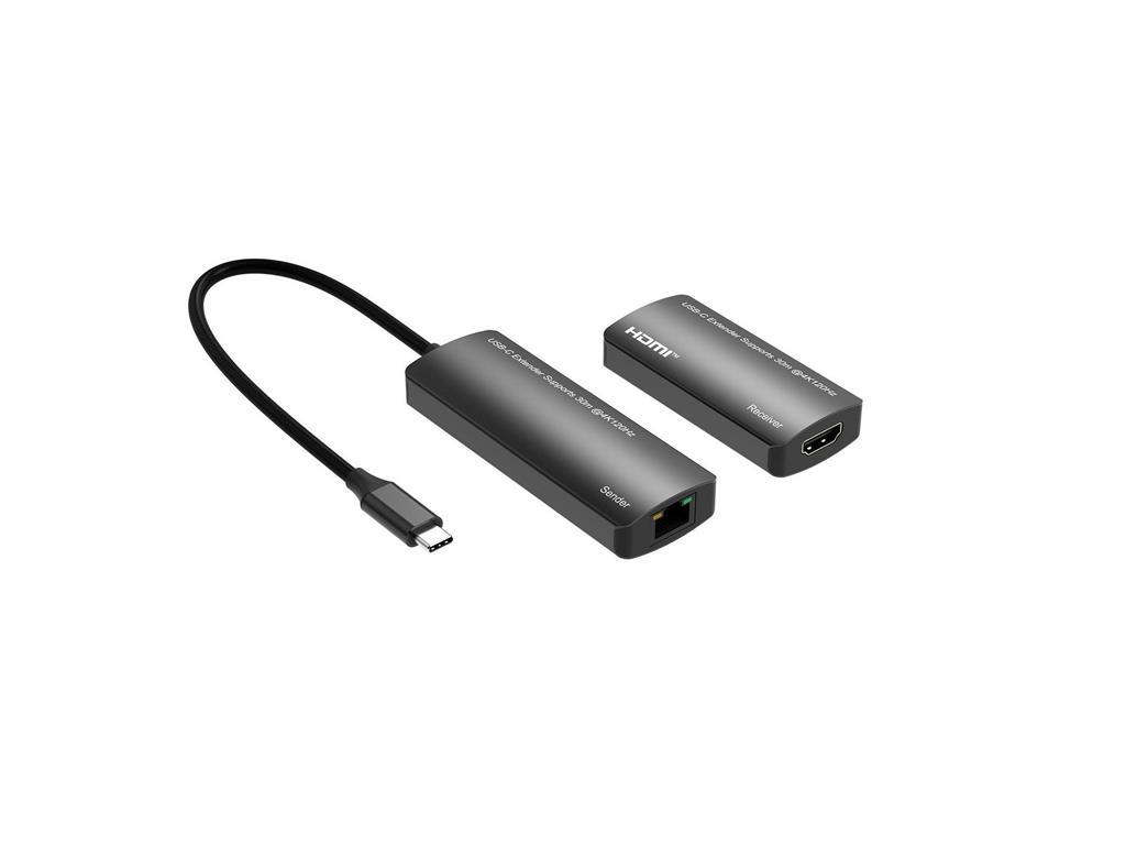 MicroConnect USB-C v HDMI podaljševalnik