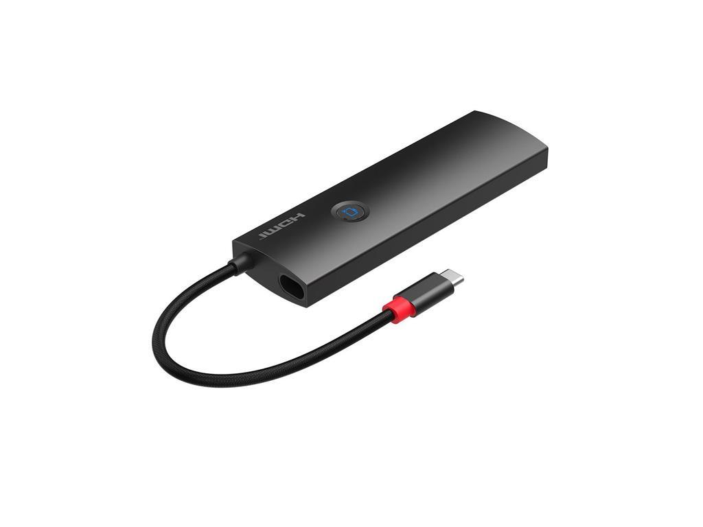 MicroConnect USB-C-HDMI mini dock, RJ45, HDMI 4K@60Hz