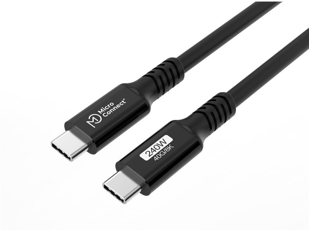 MicroConnect USB-C na USB-C kabel 0,25m