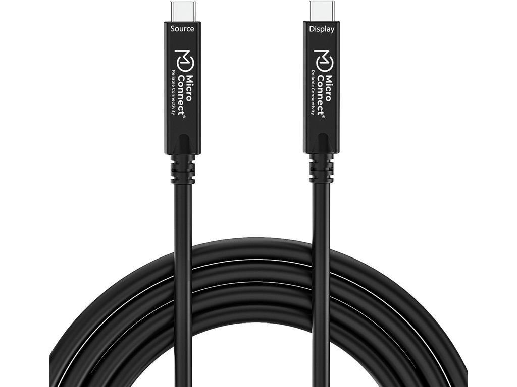 MicroConnect USB-C na USB-C kabel 15m, optički
