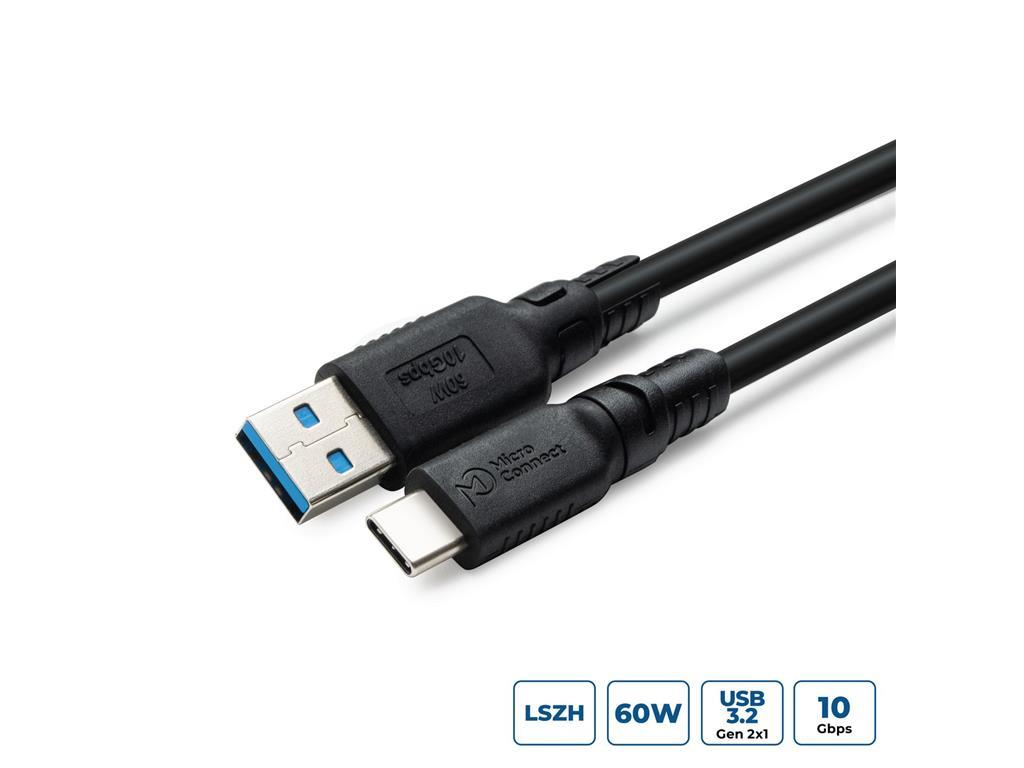 MicroConnect ColorFlex USB C-A kabel kabel 2m