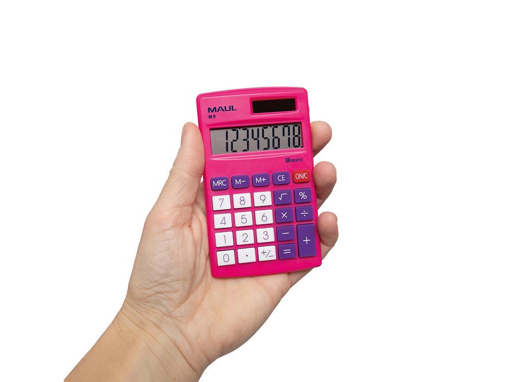Maul Žepni kalkulator M 8, roza