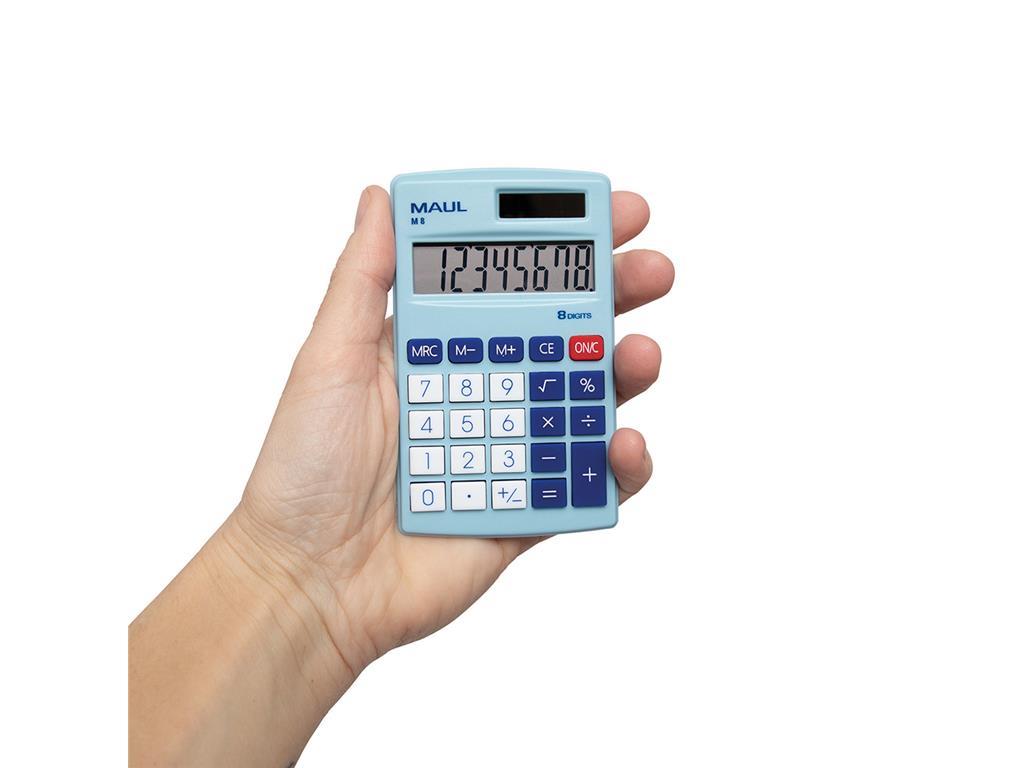 Maul Žepni kalkulator M 8, moder