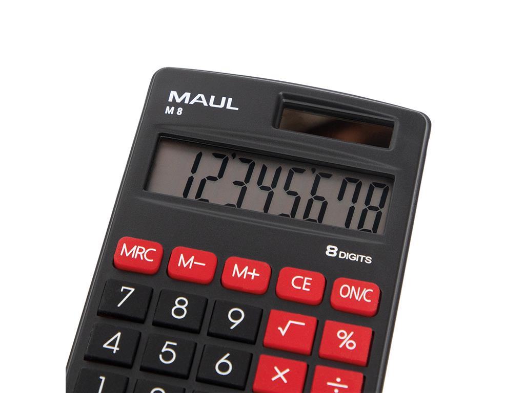 Maul Žepni kalkulator M 8, črn