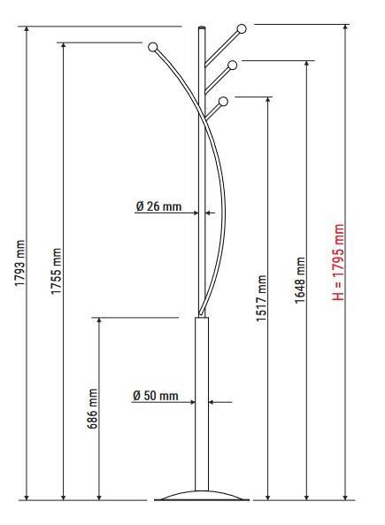 Maul Stojalo za plašče MAULaura
