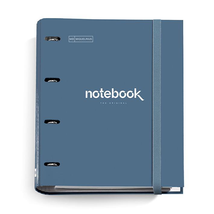 MiquelRius Kartonska rinčna mapa z blokom t.modra