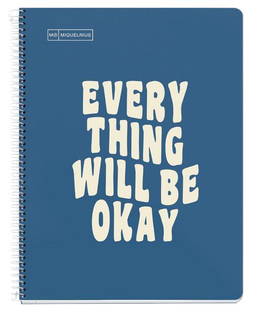 MiquelRius Zvezek A4, črtast, 80-listni, 90g,