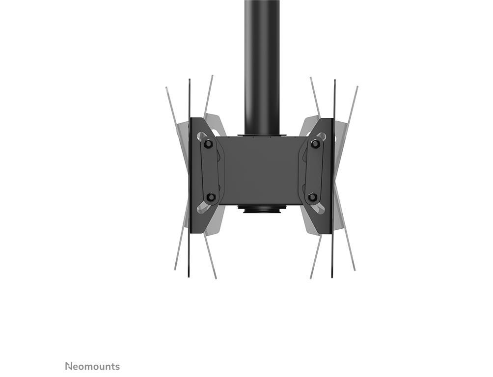 Neomounts Stropni nosilec 2 monitorjev/TV 23-43''