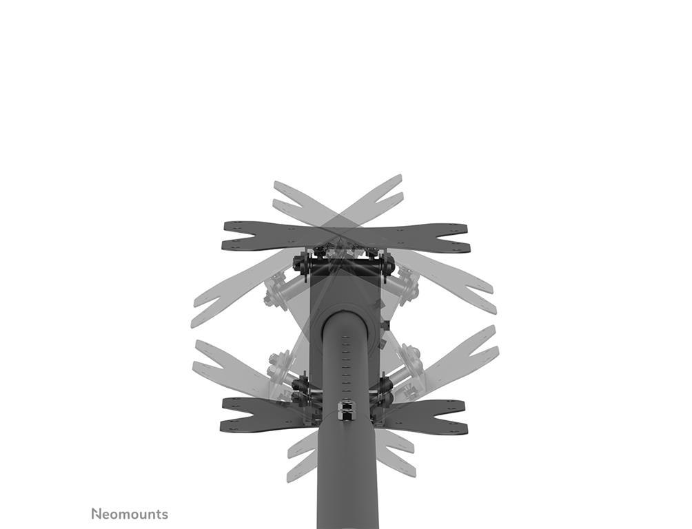 Neomounts Stropni nosilec 2 monitorjev/TV 23-43''