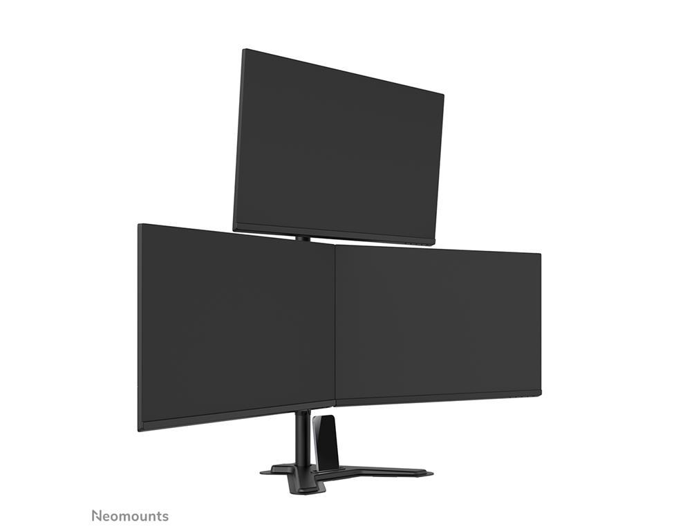 Neomounts Stojalo za tri monitorje 10-32"