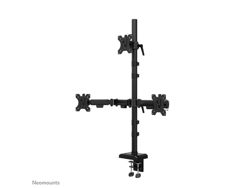 Neomounts Nosilec za tri monitorje 10-32"