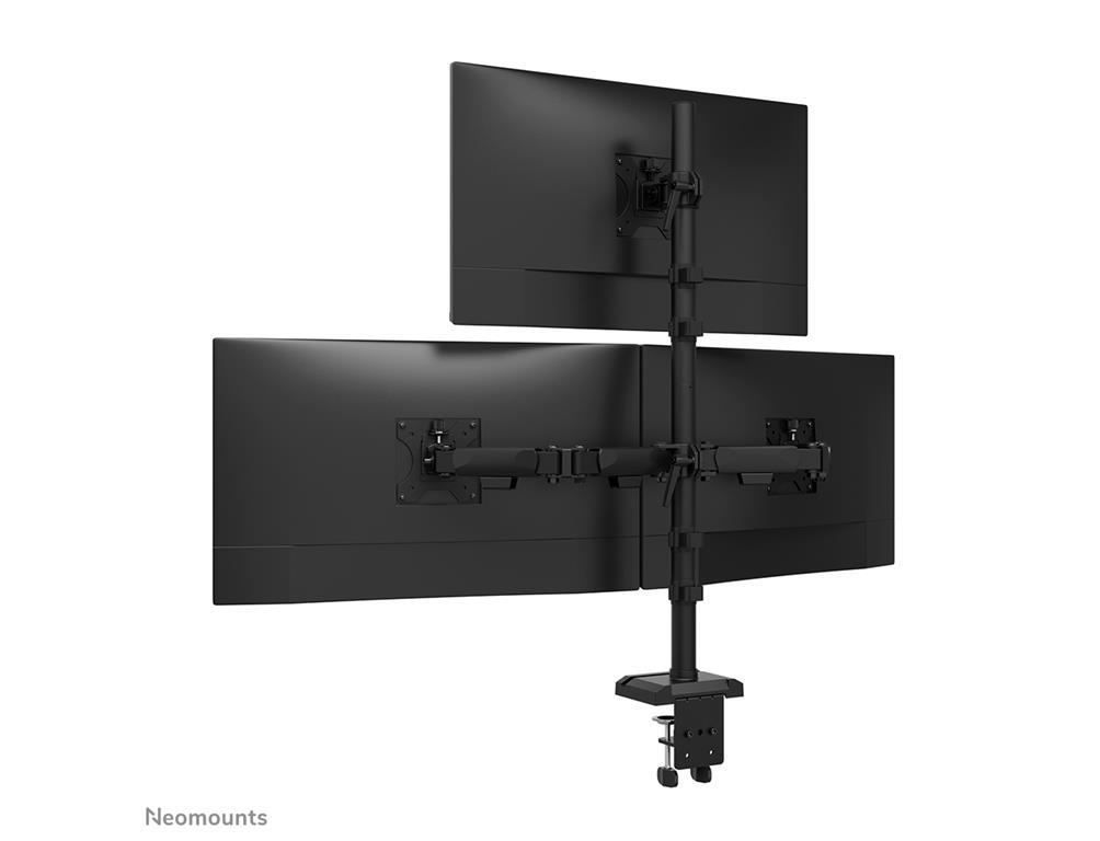 Neomounts Nosilec za tri monitorje 10-32"