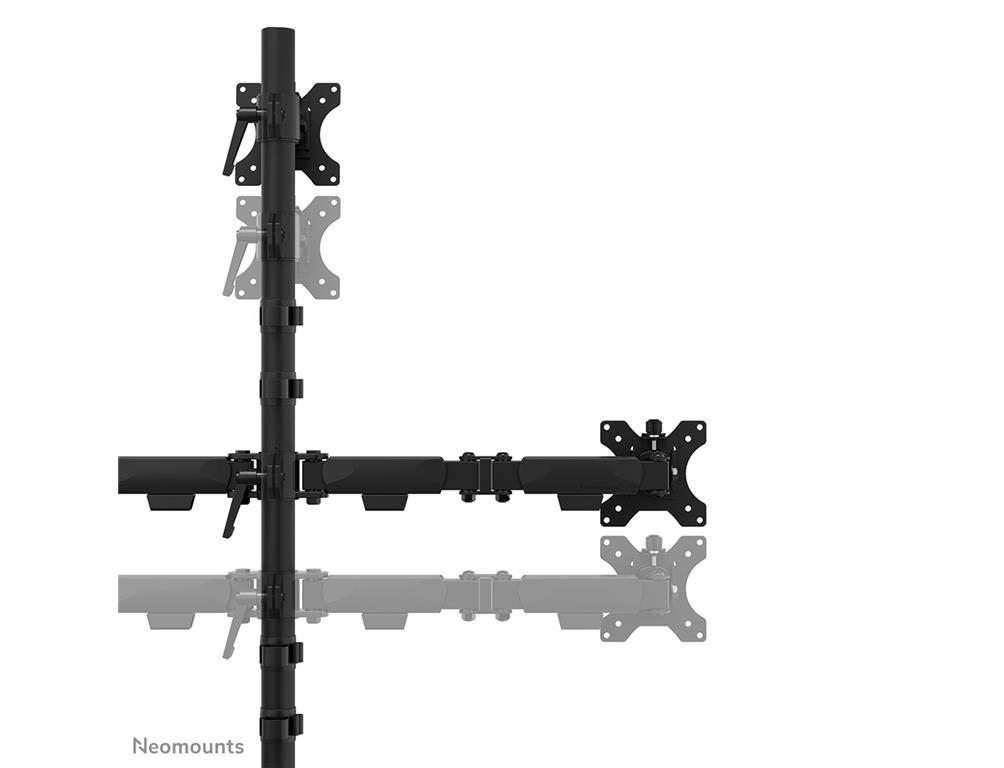 Neomounts Nosilec za tri monitorje 10-32"